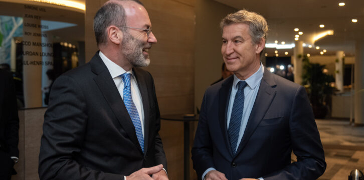 Alberto Núñez Feijóo en la Cumbre del Partido Popular Europeo