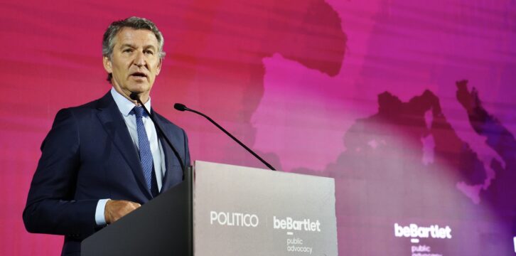 Feijóo interviene en el 'European Pulse Fórum' organizado por POLITICO.
