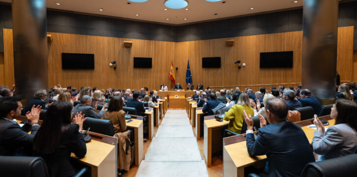 Feijóo preside la reunión plenaria de los grupos parlamentarios del Partido Popular