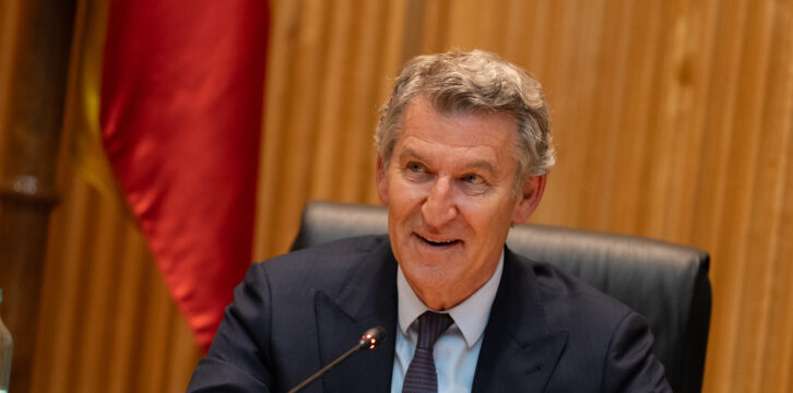Feijóo preside la reunión plenaria de los grupos parlamentarios del Partido Popular