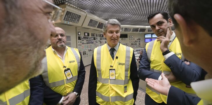Alberto Núñez Feijóo visita la Central Nuclear de Ascó