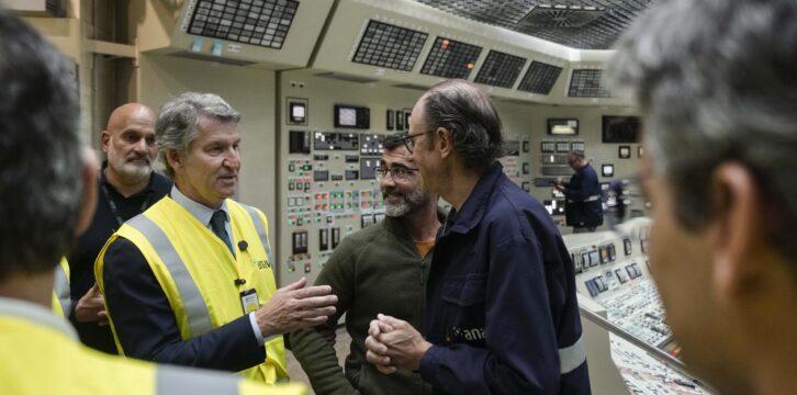 Alberto Núñez Feijóo visita la Central Nuclear de Ascó