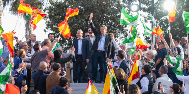 Feijóo clausura un acto en Roqueta de Mar