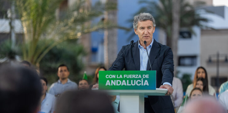 Feijóo clausura un acto en Roqueta de Mar
