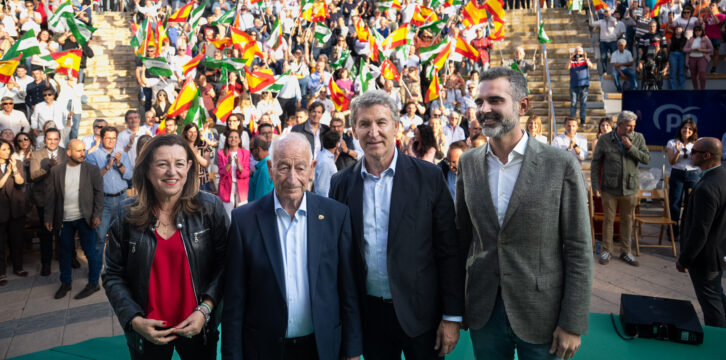 Feijóo clausura un acto en Roqueta de Mar
