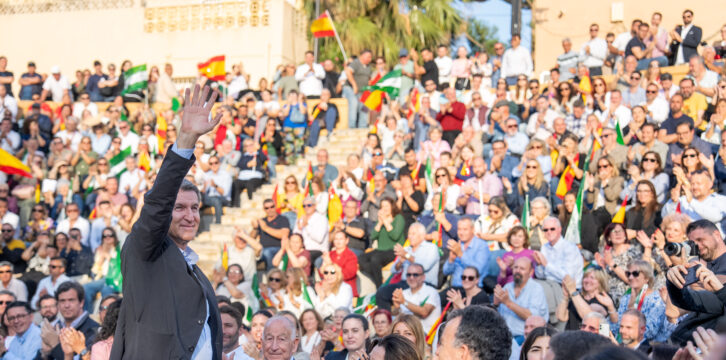 Feijóo clausura un acto en Roqueta de Mar
