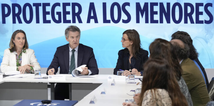 Feijóo se reúne con la Plataforma Control Z en Génova 11.05.2026