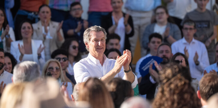 Feijóo clausura un mitin en Bailén (Jaén)