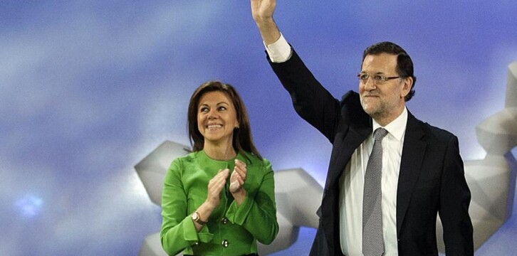 Mariano Rajoy Y Cospedal en la Clausura de la Convención Nacional del PP