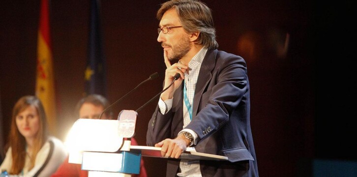 Iñaki Oyarzabal en el 14 Congreso del PP del País Vasco