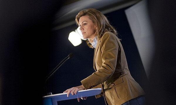 María Dolores de Cospedal durante su intervención