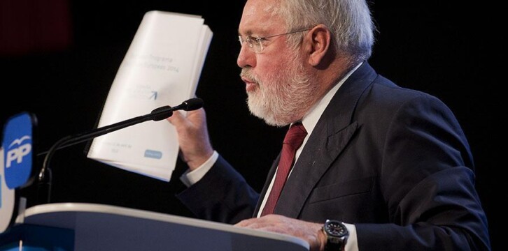 El candidato del PP a las elecciones europeas, Miguel Arias Cañete