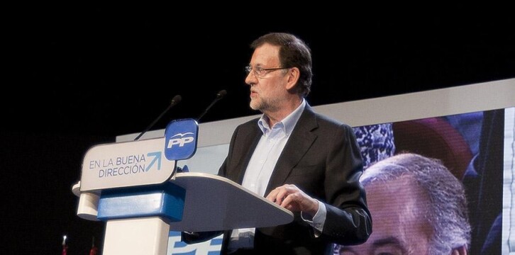 El presidente del Gobierno y del Partido Popular, Mariano Rajoy