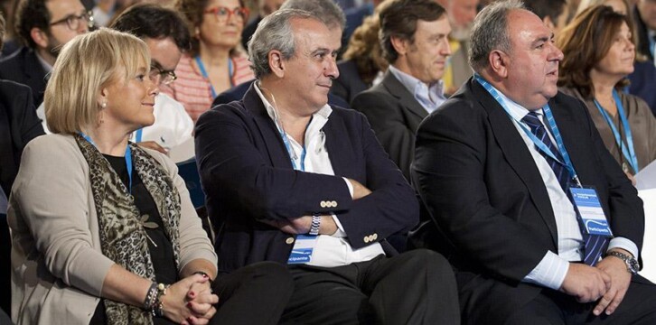 Mercedes Fernández, Juan Carlos Vera y Vicente Tirado