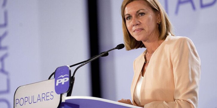 La secretaria general del Partido Popular, María Dolores de Cospedal