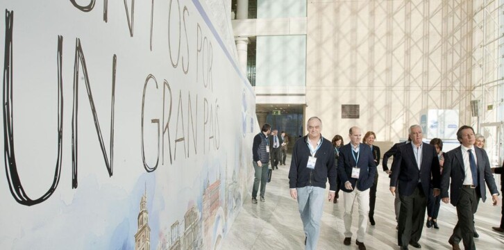 Visita de los Vicesecretarios Generales por las instalaciones de la Convención Nacional