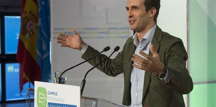 Pablo Casado interviene en la clausura del Campus de Verano de NNGG Madrid