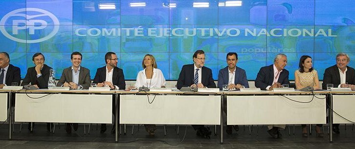 Mariano Rajoy preside la reunión del Comité Ejecutivo Nacional del PP