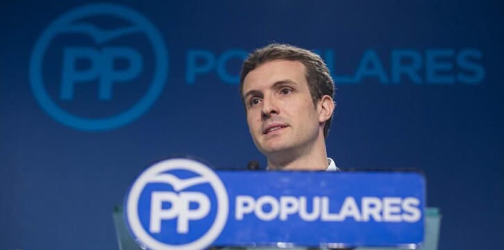 El vicesecretario de Comunicación del PP, Pablo Casado