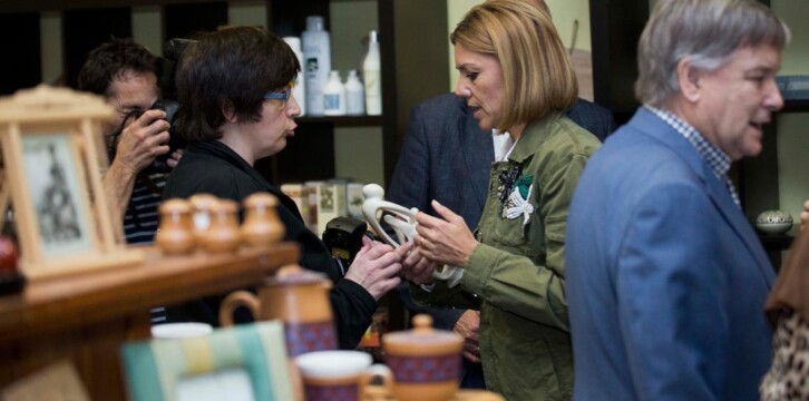 Maria Dolores de Cospedal visita el Centro Coorcopar
