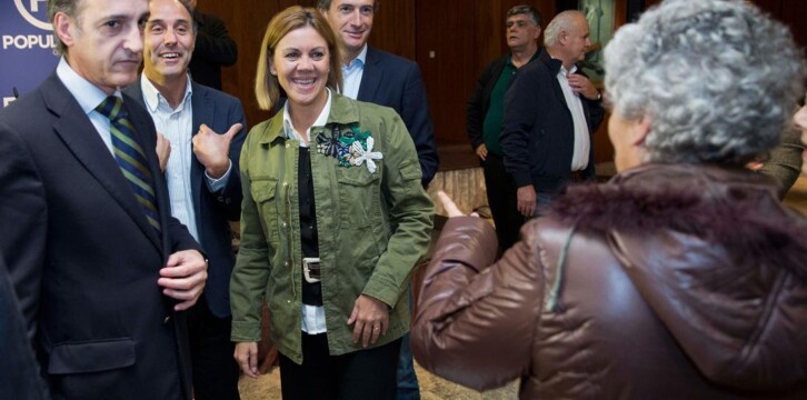 Mª Dolores de Cospedal preside la Junta directiva del PP de Cantabria