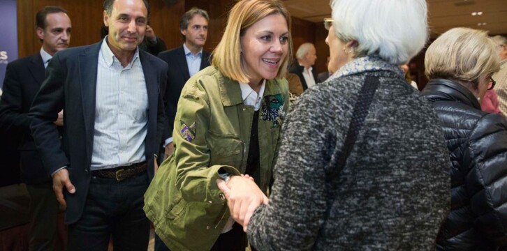 Mª Dolores de Cospedal preside la Junta directiva del PP de Cantabria
