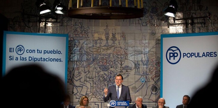 Mariano Rajoy durante su intervención en Cuenca