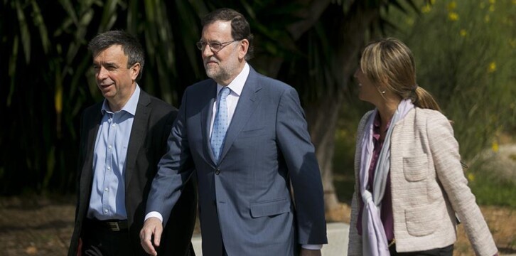 Mariano Rajoy a su llegada al Foro Buen Gobierno