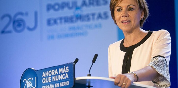 La secretaria general del Partido Popular, María Dolores de Cospedal