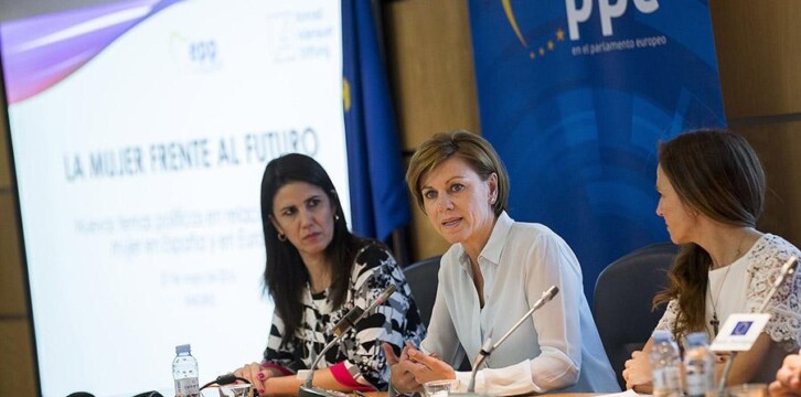Cospedal clausura una jornada del Grupo PPE