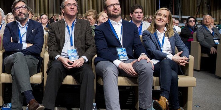 Javier Maroto en el 15 Congreso del PP Vasco