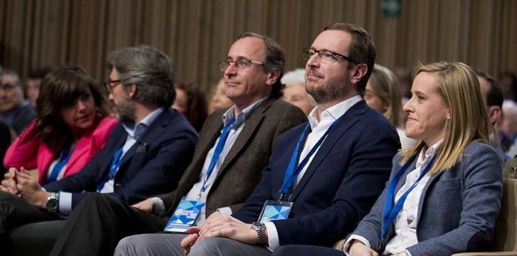 Javier Maroto en el 15 Congreso del PP Vasco