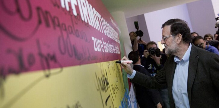 Mariano Rajoy clausura el 15 Congreso PP Vasco