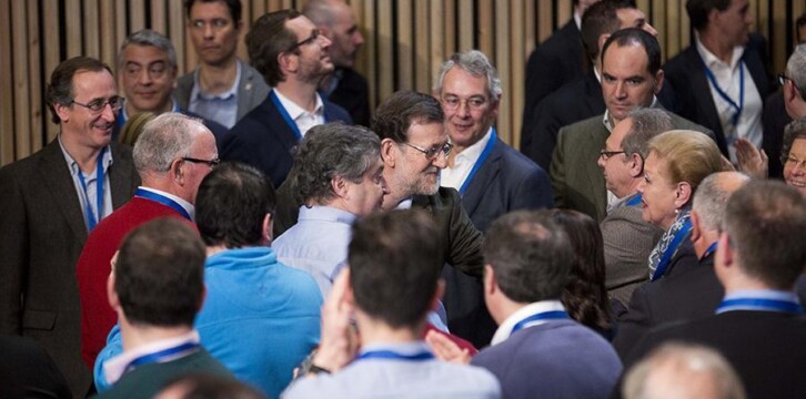 Mariano Rajoy clausura el 15 Congreso PP Vasco