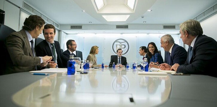 Mariano Rajoy preside la reunión del Comité de Dirección del PP
