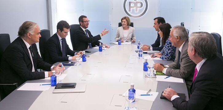 María Dolores de Cospedal preside la reunión del Comité de Dirección del PP