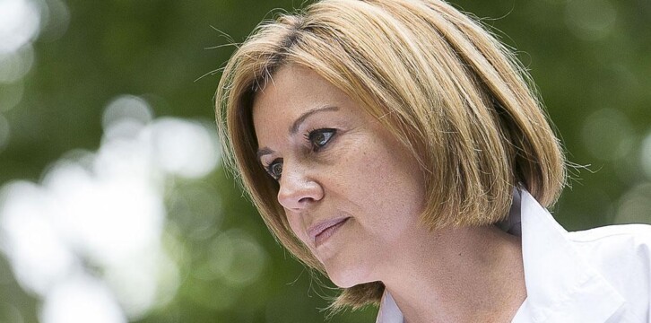 La secretaria general del PP y ministra de Defensa de España, María Dolores Cospedal