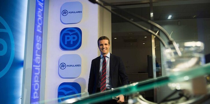 El vicesecretario de Comunicación del PP, Pablo Casado