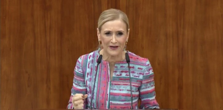 Cristina Cifuentes ha sido contundente, convincente y sólida en su intervención en el Pleno de la Asamblea de Madrid