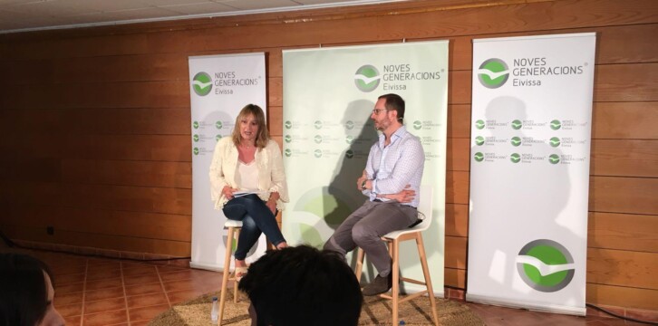 Javier Maroto clausura un acto de NNGG en Ibiza