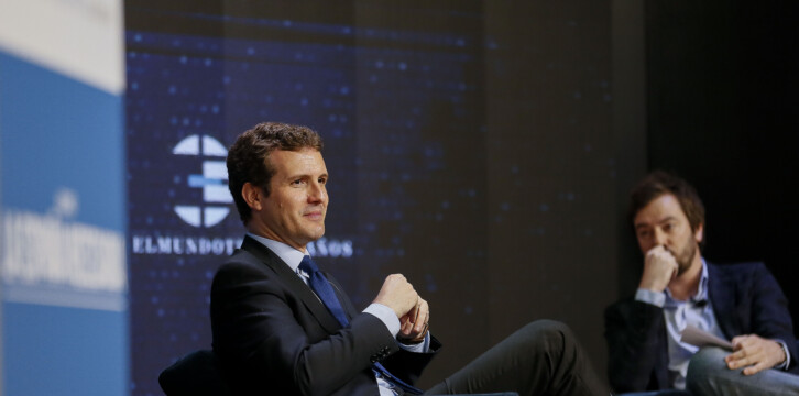 Fotos presidente Pablo Casado Foro El Mundo