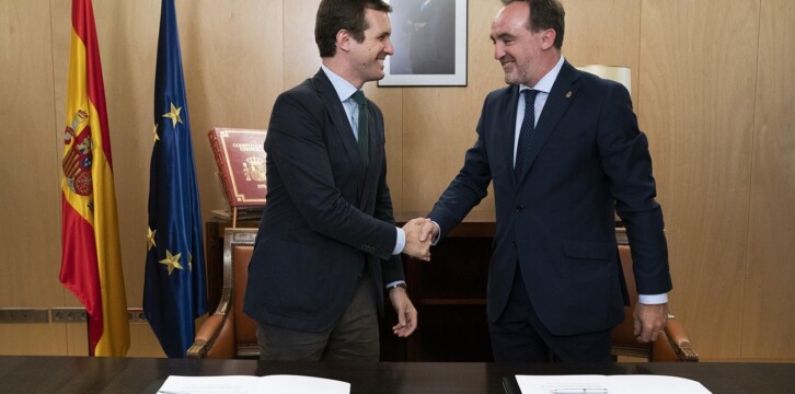 Firma de una declaración conjunta entre PP y UPN