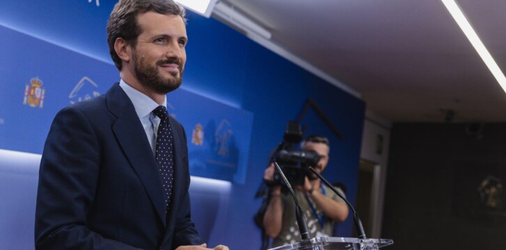 Rueda de prensa de Pablo Casado