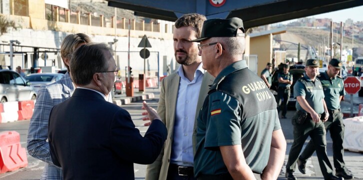 Pablo Casado visita Ceuta