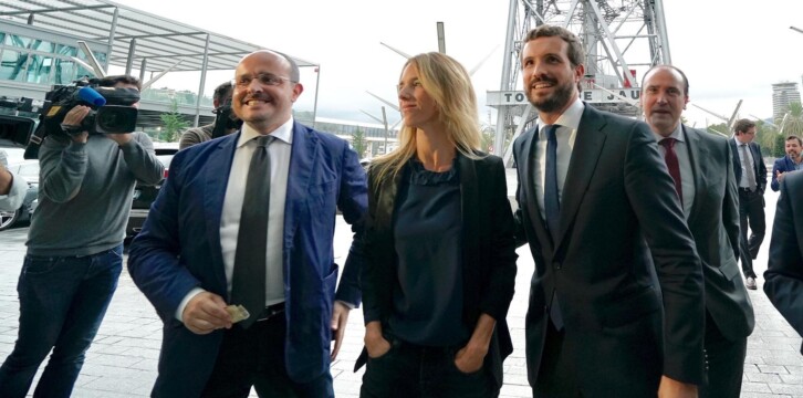 Pablo Casado en la Junta Directiva del PP de Cataluña