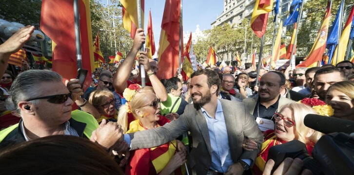 Manifestación de Sociedad Civil Catalana