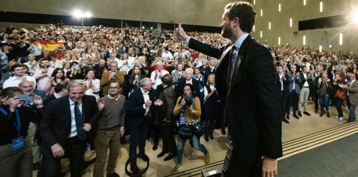 Acto público en Zaragoza