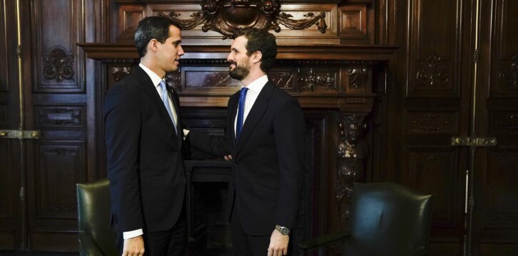 Pablo Casado se reúne con Juan Guaidó