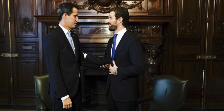 Pablo Casado se reúne con Juan Guaidó