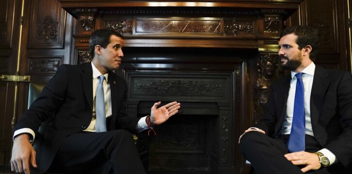 Pablo Casado se reúne con Juan Guaidó